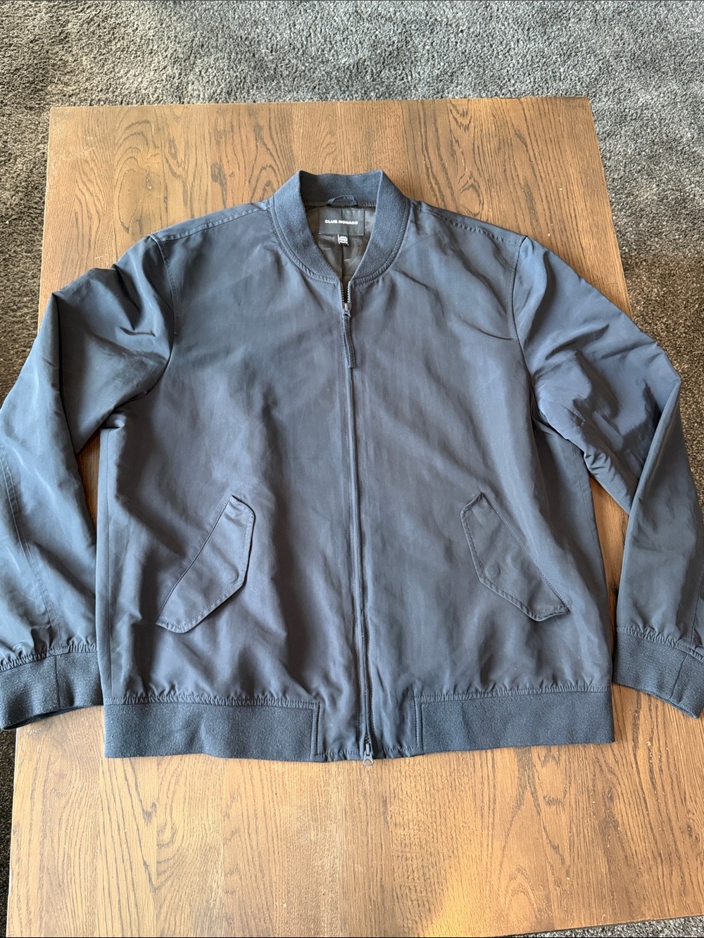 Men's Dark Navy Bomber Jacket